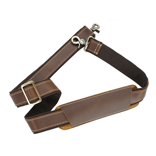 AIMIYOUNG جلد طبيعي حقيبة حزام الرجال الكتف حقيبة حزام يد واسعة طويلة حزام جلد حقيقي استبدال حزام قابل للتعديل حزام