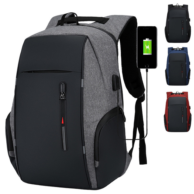 Waterproof Business 15.6 16 17 inch Laptop Backpack Women USB Notebook School Travel Bags Men Anti-theft School Backpack mochila