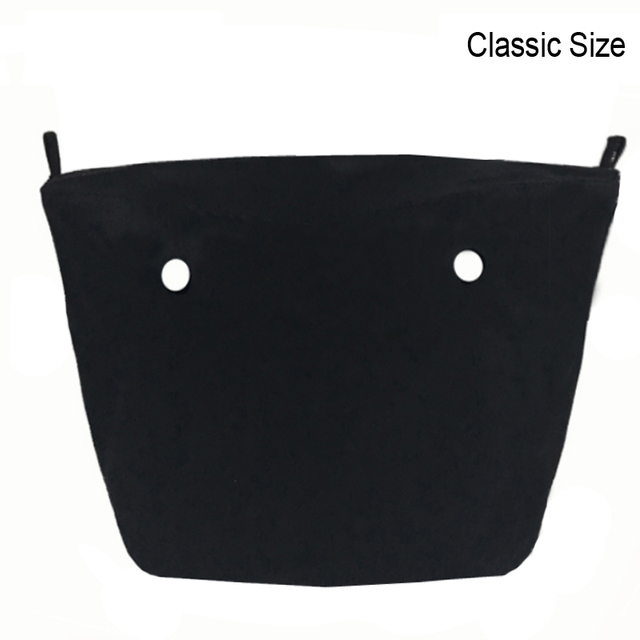 Water Resistant Interior Liner with Zipper Pocket, New Classic Waterproof Accessory for Obag O Bag, Silicone Accessory