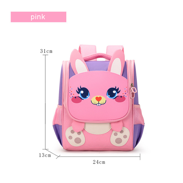 Children's school bag for girls large capacity children's backpack lightweight breathable fashion gradient princess bag for girls