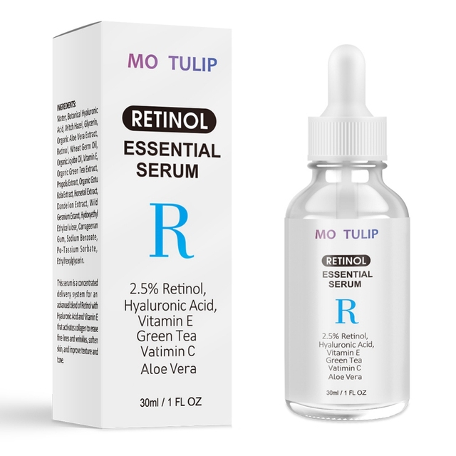 Retinol Face Serum Moisturizing Whitening Firming Fade Fine Lines Anti Wrinkle Anti Aging Essence 30ml