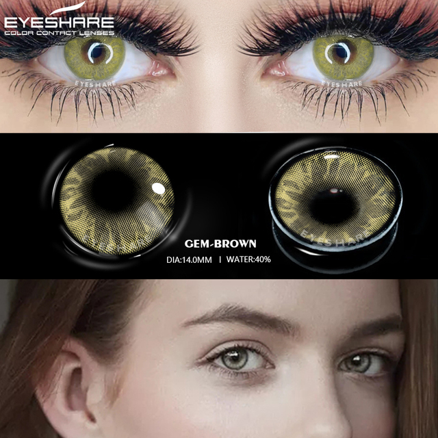 Eyeshare Colored Eye Lenses Annual Makeup Colored Eye Contact Lenses Eye Contact Lenses Cosmetic Colored Eyes Eyes Makeup