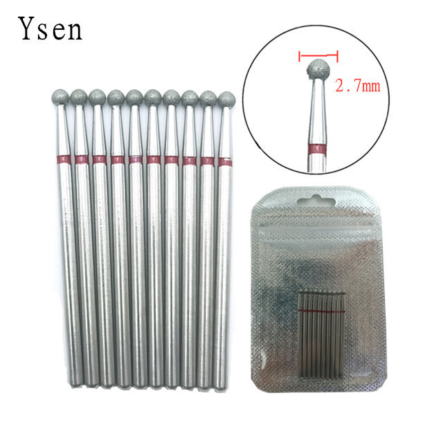 10pcsSet Diamond Nail Drill Bit Artery Electric Cutters For Pedicure Manicure Files Cuticle Burr Nail Tools Accessories