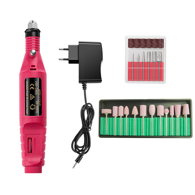 Electric Nail Drill Machine 20000RPM Manicure Machine Set Free Mill Cutter For Manicure Nail File Pedicure Tools