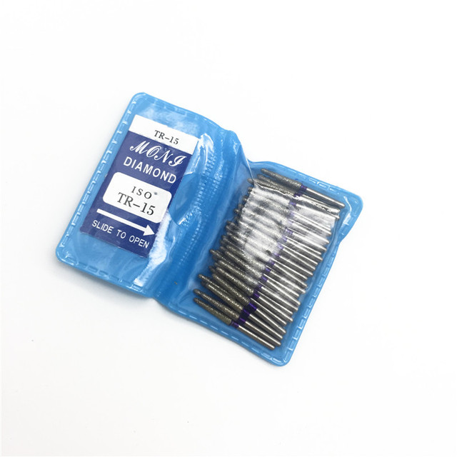 TR Dental Diamond Polishing FG High Speed ​​Dental Burs Polishing Burs 50pcs/bag TR-11/12/13/14/15