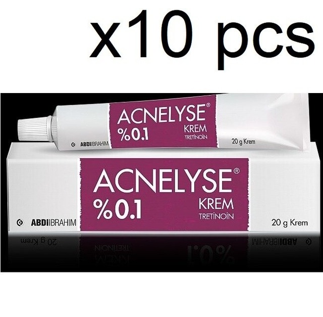 ACNELYSE 0.1 Skin Cream Retinol Vitamin A Acne Treatment Fine Wrinkles Papules & Pimples Maximum Strength Long Expiry Better