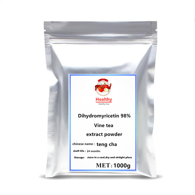 100-1000g Natural Vine Tea Extract Powder 98% DHM Dihydromyricetin Antioxidant Reduce Blood Sugar Levels and Blood Fat