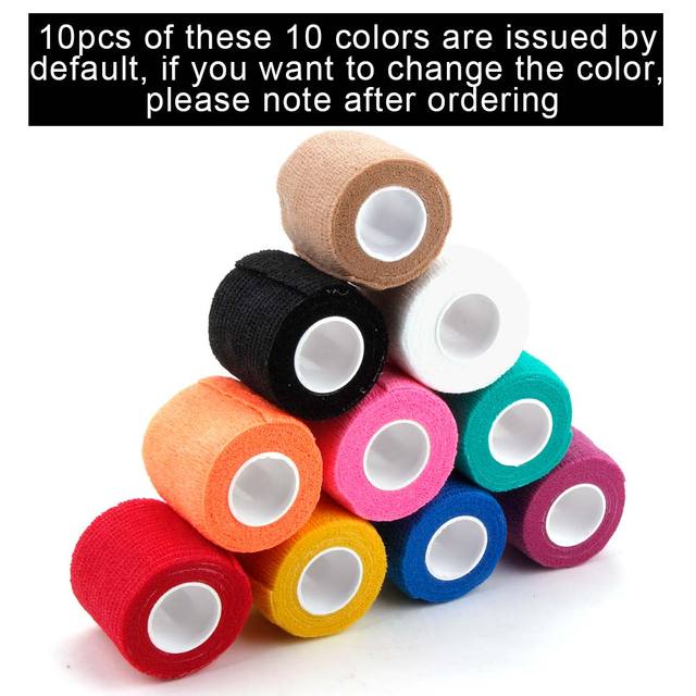 1/6/10/20pcs Disposable Tattoo Bandage Sports Wrap Tape Self Adhesive Elastic Binding Tape Tattoo Permanent Makeup Accessories