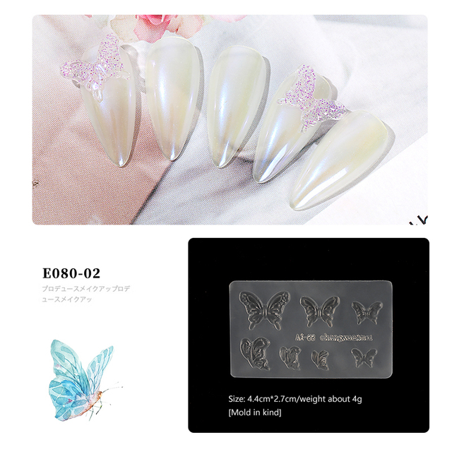 8ml 3D Three-Dimensional Universal Clay Soft Glue Carved Model Nail Art PVC Solid Gel DIY Decoration Glue 3D Decoration Template