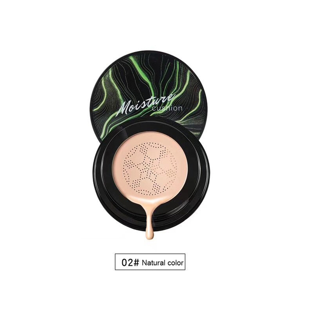 Moisturizing Air Cushion BB Cream Concealer Brightening Complexion Light Breathable CC Creams With Mushroom Head Powder Puff