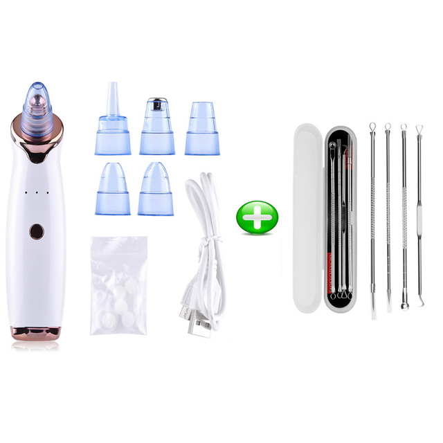 Blackhead Remover Device Pore Acne Pimple Removal Face T Area Nose Water Bubble Cleaner Vacuum Suction Facial Diamond Dirty Oil Steamer