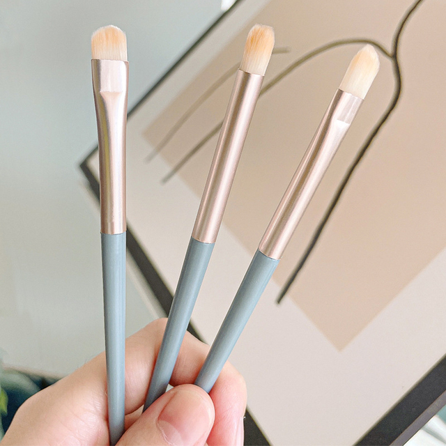 FLD Starry Blue Makeup Brushes Set Soft Natural Powder Foundation Blush Brush Cosmetic Beauty Tose For Makeovers Starter