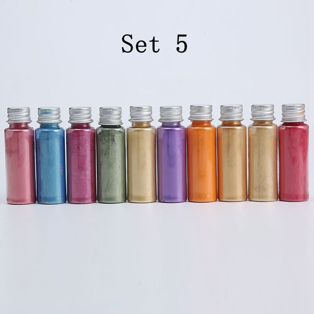 10/30 Color Cosmetic Grade Pearlescent Natural Mica Powder Mineral Epoxy Resin Dye Pearl Pigment For DIY Jewelry Crafts Making New