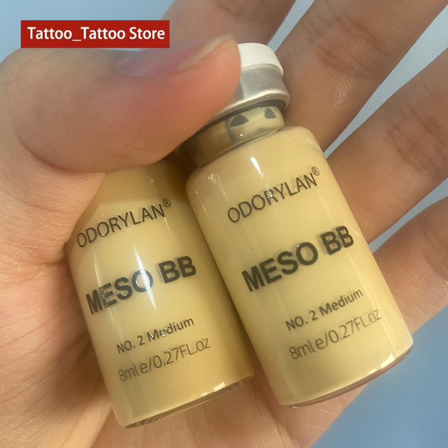 KROEN 8ml Meso Glow Cream BB Serum Effective Whitening Add Niacinamide/Peptide Base To Activate Brightening Anti-Aging