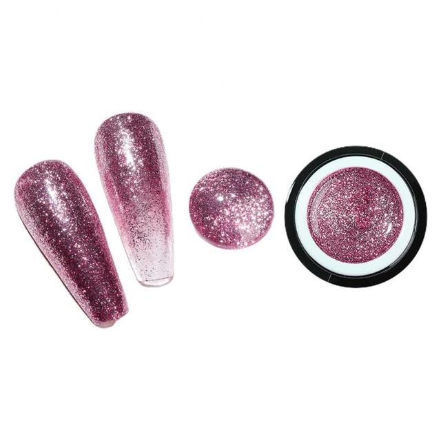 Nail Art Line Gel Polish Nail High Density Platinum Glue Glittering Painted Phototherapy Glitter Metallic Glitter Painting Platinum TSLM1