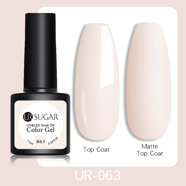 ur sugar 7.5ml gel nail polish nail color soak off uv gel varnish semi permanent uv gel nail art varnish base top coat