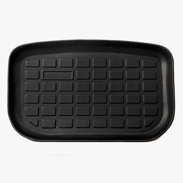 Plain TPE Fronck Mat And Sub Trunk Tray For Tesla Model Y/3 Cargo Liners Front And Rear Bottom Trunk Carpet Car Boot Mat