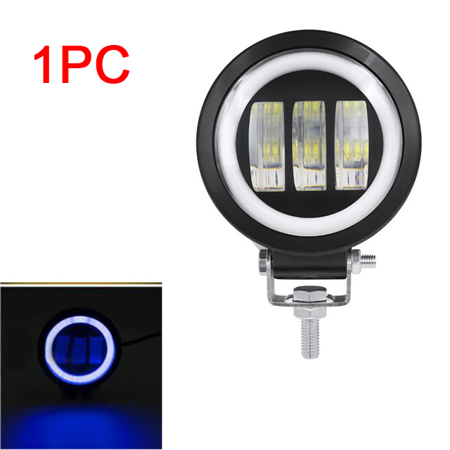 2pcs LED Work Light 12V 30W Fog Lights Waterproof 4x4 Offraod SUV Motorcycle Auto Car Auxiliary Headlight Led Round Car Lights