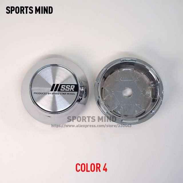 4pcs/lot 68mm Car Wheel Center Hub Caps for SSR Logo Emblem CE28 Rim TE37 Tokyo Time Attack