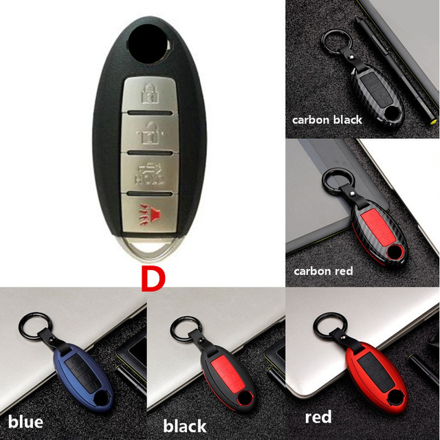 High Quality Car Key Cover Case For Nissan 370Z Altima GT R Maxima Murano Rogue Sentra Auto Keyshell Accessories