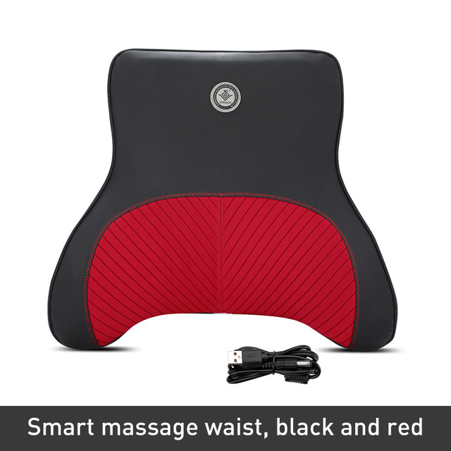 Car Massage Pillow Neck Lumbar Pillow Auto Travel Seat Relax Head Waist Support Neck Pillow Car Backrest Pillow