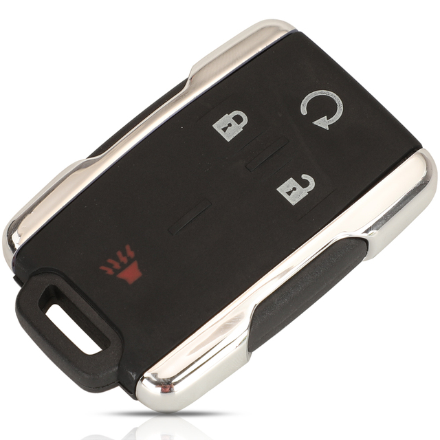 jingyuqin 3/4/5/6BTN Keyless Entry Case For GMC Yukon XL Chevrolet Tahoe Suburban Sierra Silverado Remote Key Case