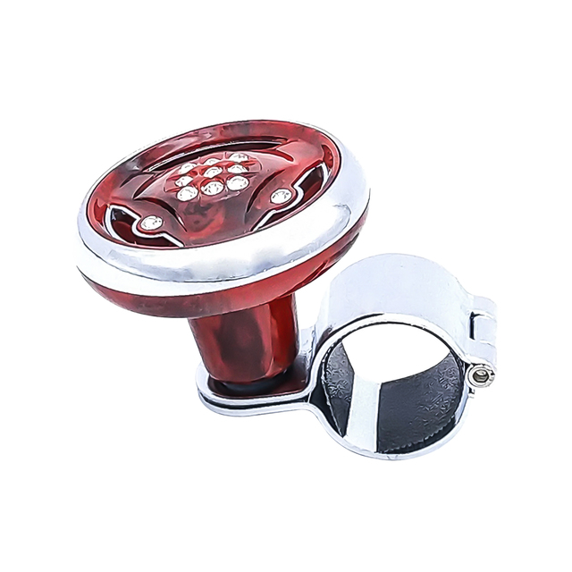 Universal Trucks Easy Installation Zinc Alloy Shift Steering Wheel Practical Vehicle Spinner Grip Ball Steering Wheel Knob Interior