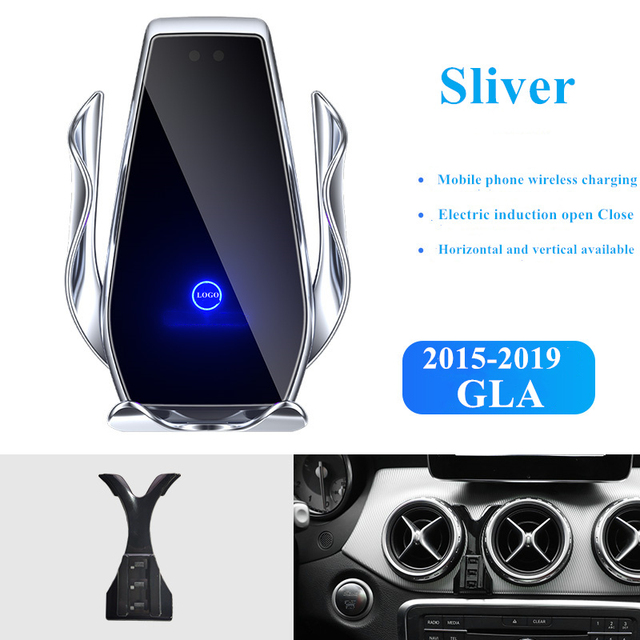 For Mercedes-Benz Car Phone Kickstand Holder Wireless Charger 360 Navigation Bracket Support GPS CLA CLS GLA GLB GLC GLE GLS Vito