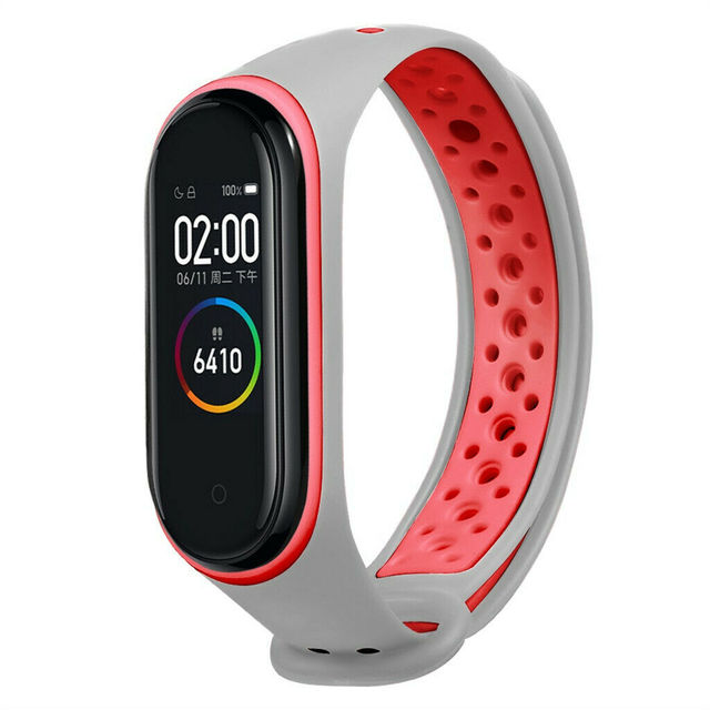 Breathable Strap For Xiaomi Mi Band 4 Silicone Wrist Strap Wristband Bracelet For Xiaomi MiBand 3 4 Miband Replacement Strap