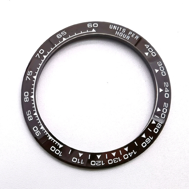 High quality 38.5mm ceramic bezel replacement daytona non-original watch insert ring watch accessories inner diameter 30.5mm