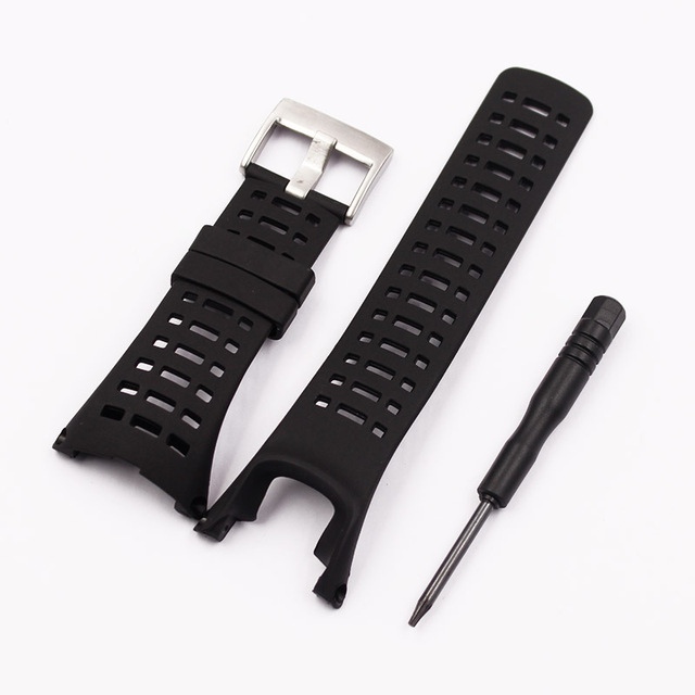 Watch Accessories Silicone Rubber Strap For Suunto Ambit 3 Peak - Ambit 2, Men's Rubber Watch Band