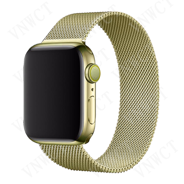 Magnetic Loop Strap for Apple Watch Band 44mm 40mm 45mm 41mm 42mm 38mm Stainless Steel Korea Bracelet iWatch serie 3 4 5 6 se 7