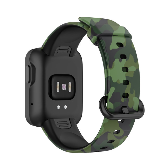 Camouflage print silicone strap for xiaomi mi watch lite watchband xiomi xaomi xiami my miwatch light watches straps bands