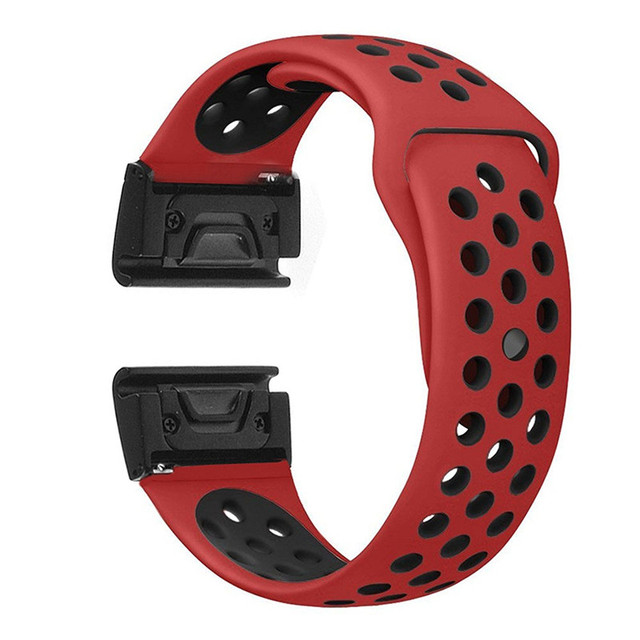 Stylish Fit Metal Strap For Garmin Fenix ​​6X 6 6S Pro 5X 5 5Plus 3HR Forerunner 935 Breathable Silicone Band Quick Release Strap