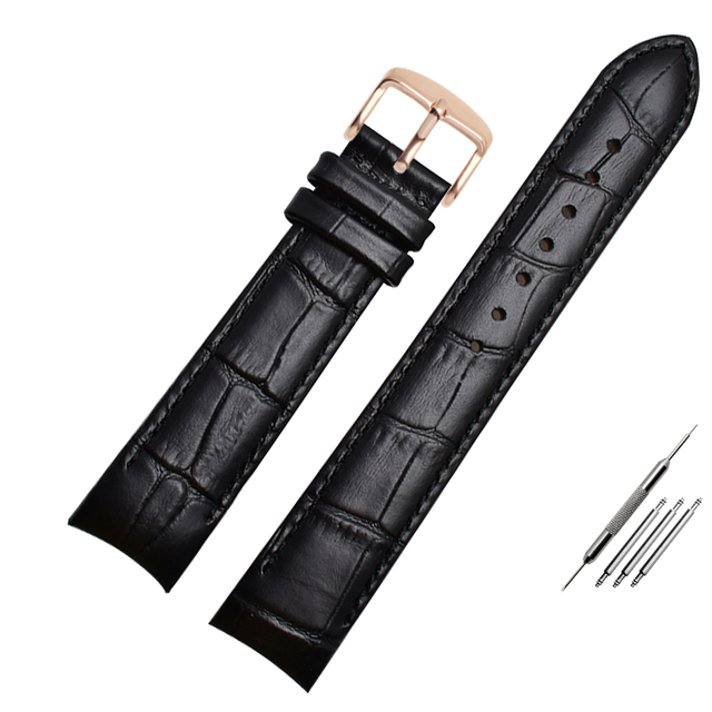 Genuine Leather Curved Bracelet End Watch Strap 20mm For Citizen BL9002-37 05A BT0001-12E 01A Watch Band 21mm Watchband 22mm