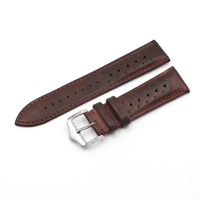 Onthelevel 18mm 20mm 22mm 24mm Genuine Leather Watch Strap Bands Black Blue Brown Multicolor High Quality Men's Watch Band