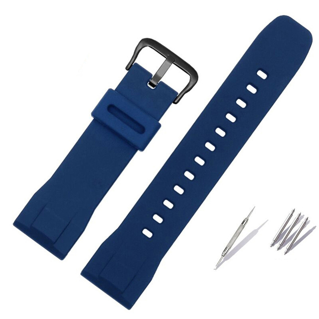 Replacement for Casio PRG-600yb-3 silicone watch strap PRG-650 PRW-6600 sport silicone 24mm watch strap