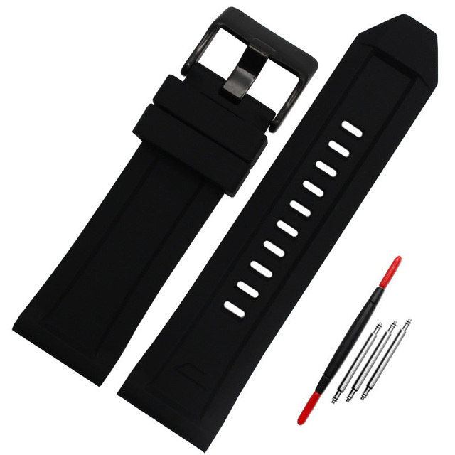 Silicone Rubber Bracelet Watch Band 26mm For Diesel DZ4496 DZ4427 DZ4487 DZ4323 DZ4318 DZ4305 Watchband Man Watches Strap