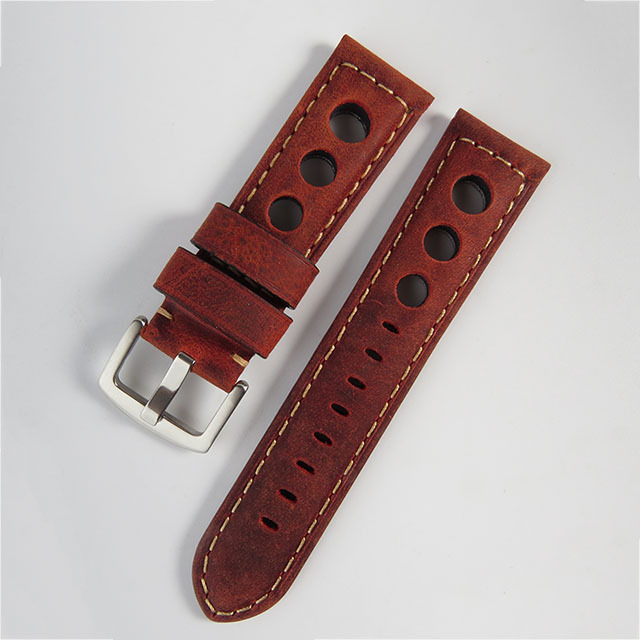 Retro Watch Strap 20mm 22mm 24mm Genuine Leather Watches Men Women Wristwatch Accessories Correa Samsung Galaxy Active 2