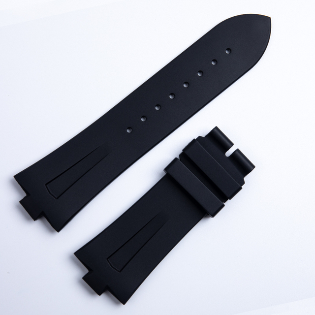 25mm*8mm Top Quality Rubber Silicone Watchband For Vacheron Constantin Offshore Watch Bnad Black Blue Waterproof Sport Strap