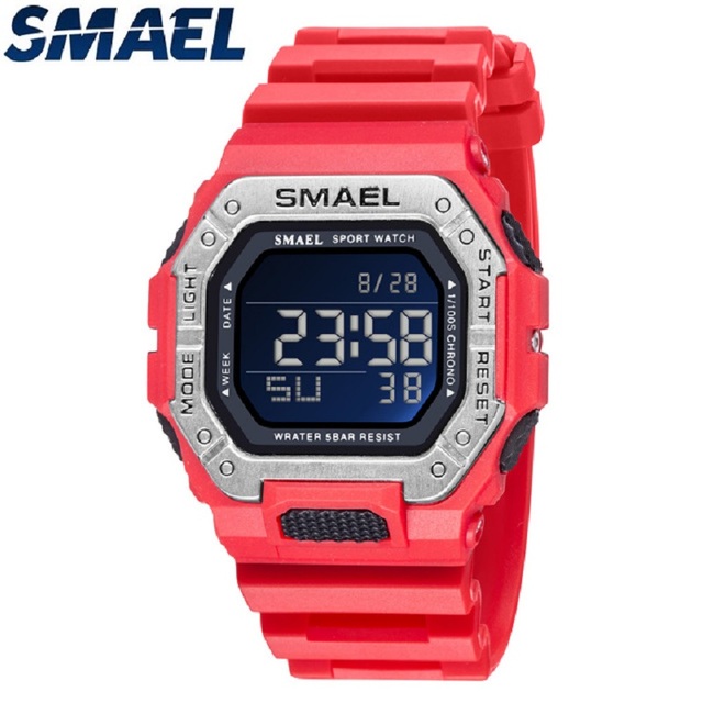 Sports Watches Man SMAEL Brand LED Watch Waterproof Military Digital Square Wristwatches Relogio Masculino Men Digital Watch