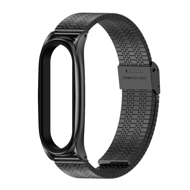 Strap for Xiaomi Mi Band 6 5 NFC Universal Metal Wrist Bracelet for Mi Band 4 Strap Stainless Steel Wristbands for Mi Band 3 Correa