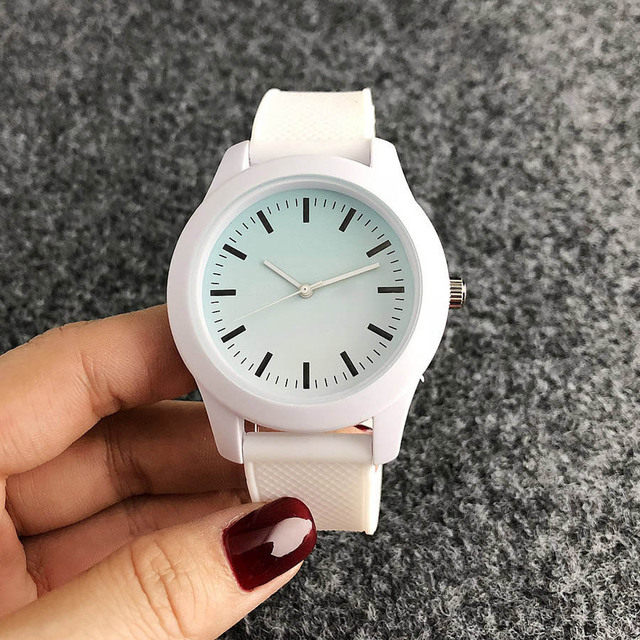 Brand Wrist Watches Fashion Men Women Ladies Girl Couples Crocodile Pattern Quartz Casual Silicone Band Watch LA07