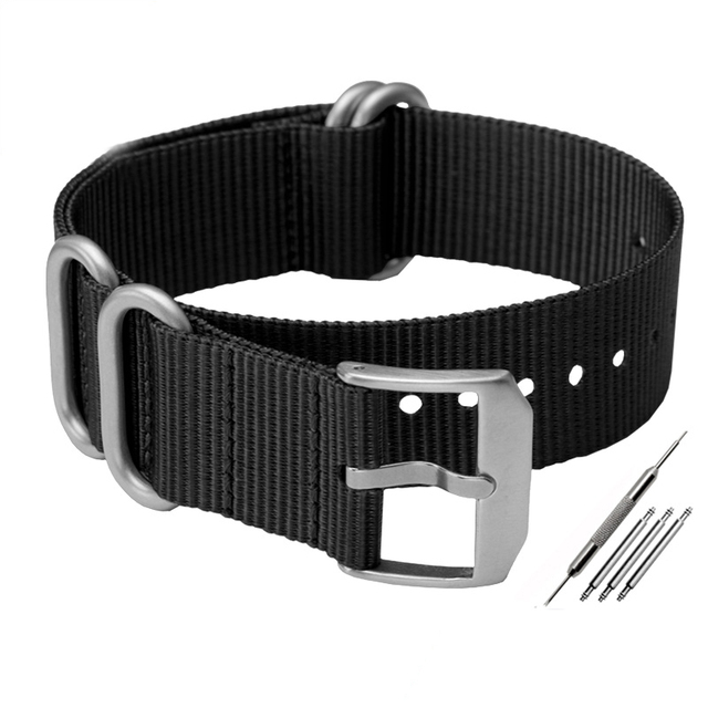 Nylon watch strap 22mm 23mm watch band waterproof sport for Luminox watchbands NATO black strap fashion bracelet for men strap