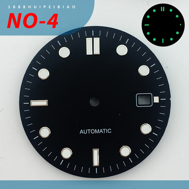 Watch dial parts 31mm surface luminous window high-end luminous dial for 8215 2836