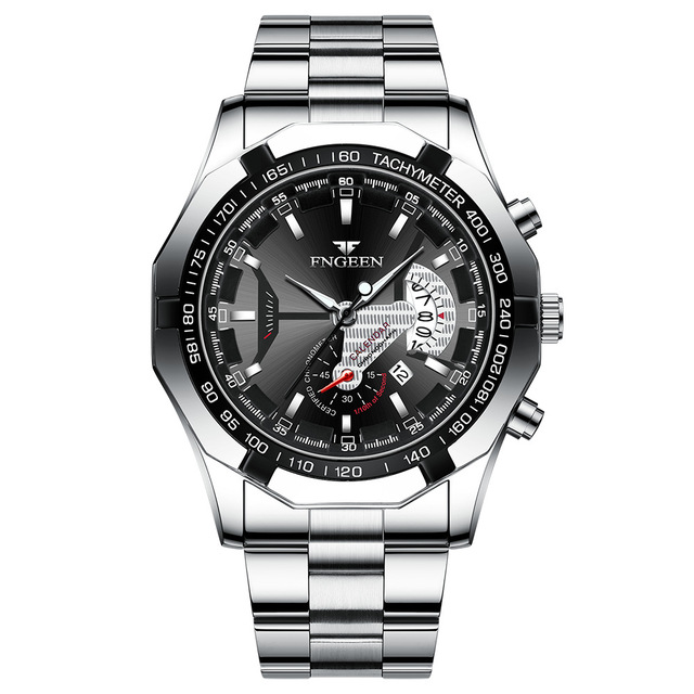 2022 Men's Watch Waterproof Quartz Wrist Watch Big Dial Business Gold Watch Oversized Calendar Creative Golden Men Watches reloj