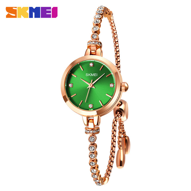 SKMEI Luxury Women's Quartz Watch Fashion Ladies Thin Casual Watches Female Girl Dress Watch 3Bar Waterproof Relogio Feminino 1854