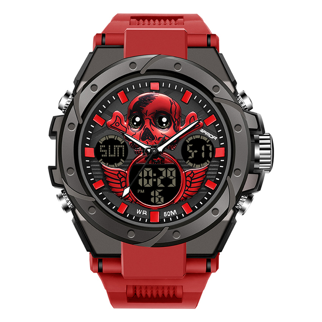 G Style Military Watches Shockproof Men Fashion Skull Watch Electronic Quartz Man Sports Wrist Watch Swimming relogio masculino 2022