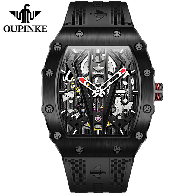 OUPINKE Luxury Brand Men's Mechanical Watches Automatic Swiss Movement Waterproof Sapphire Mirror Men Automatic Watches