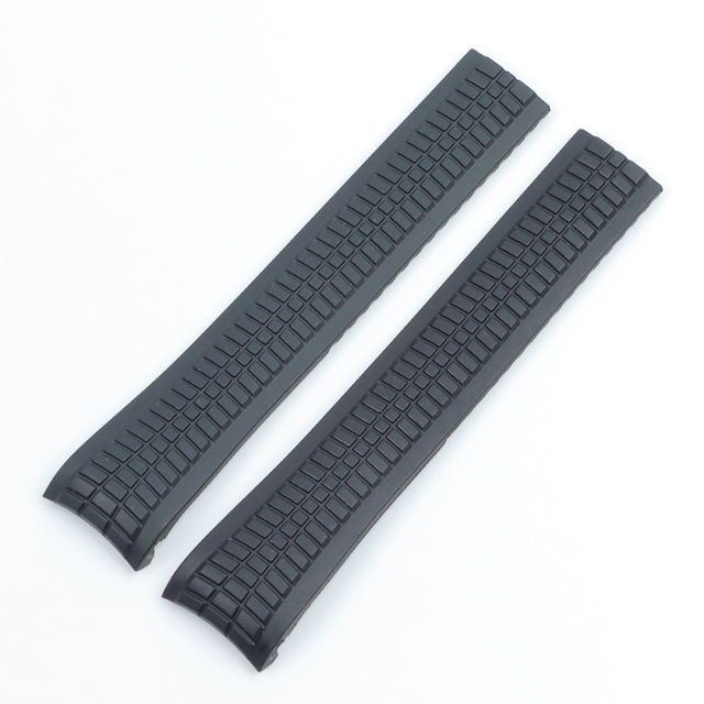 21mm Colorful Silicone Rubber Watchband for Batik Strap for Aquanaut Philips Series 5164a 5167a Watch Band Butterfly Buckle